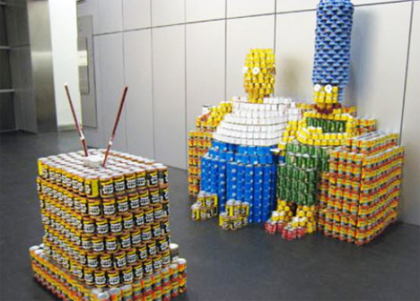 mosaiikkiveistos_simpsonit mosaiikkiveistos_simpsonit