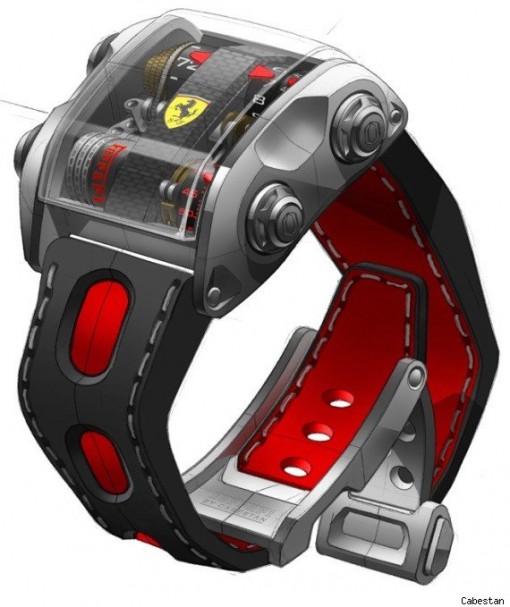 cabestan ferrari rannekello