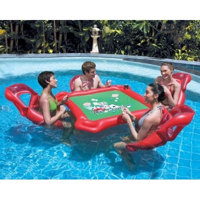 puhallettava pokeripöytä