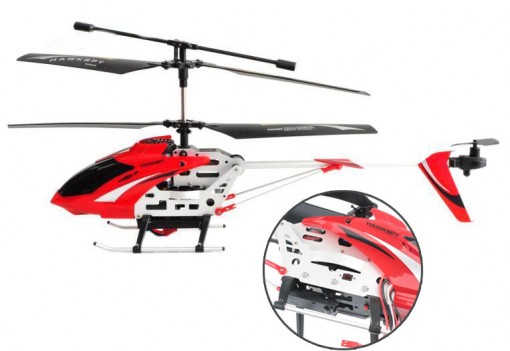 hawkspy rc helikopteri videokameralla