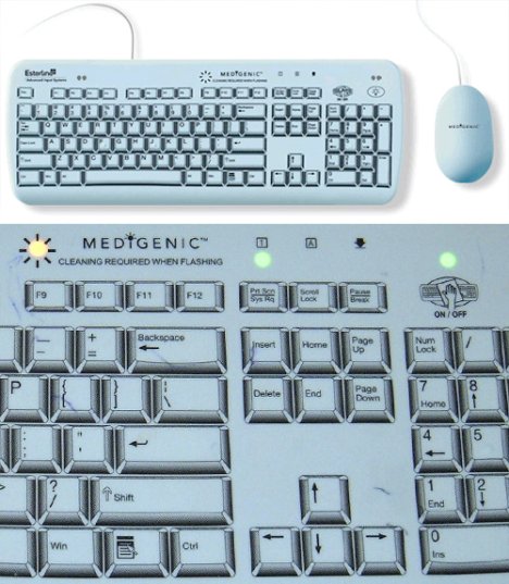 Medigenic Keyboard on helppo puhdistaa ja näyttää näppäimistöltä