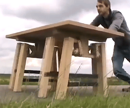 Gif-animaatio kävelystä