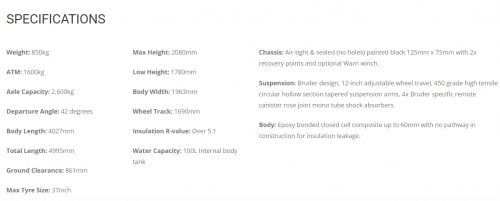 Bruder EXP-4 specifications