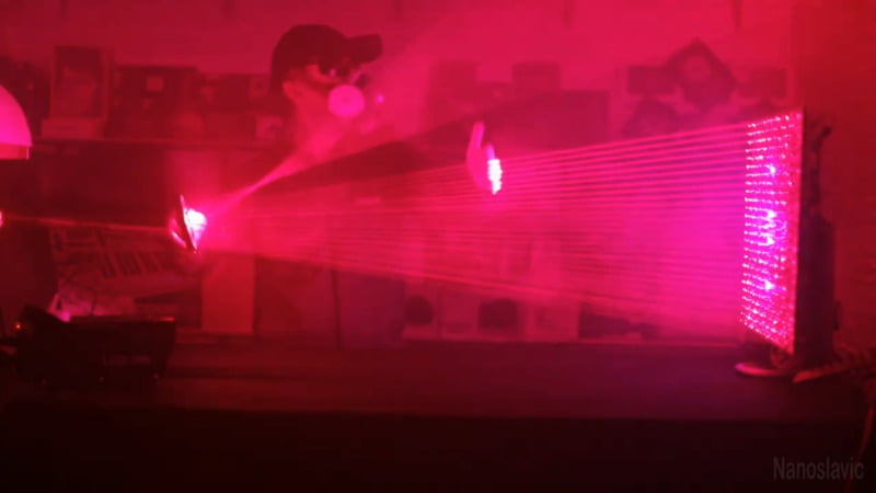 500 laserosoitin-komponenttia