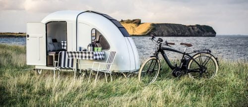 Polkupyörä - asuntovaunu - Wide Path Bicycle Camper