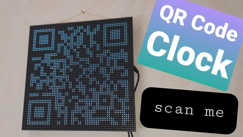 QR-koodi - kello