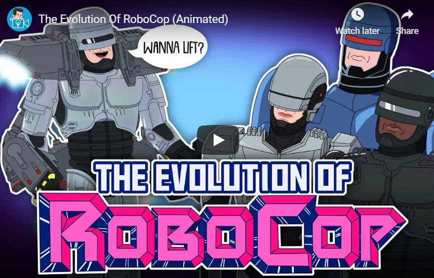 RoboCopin evoluutio animaationa